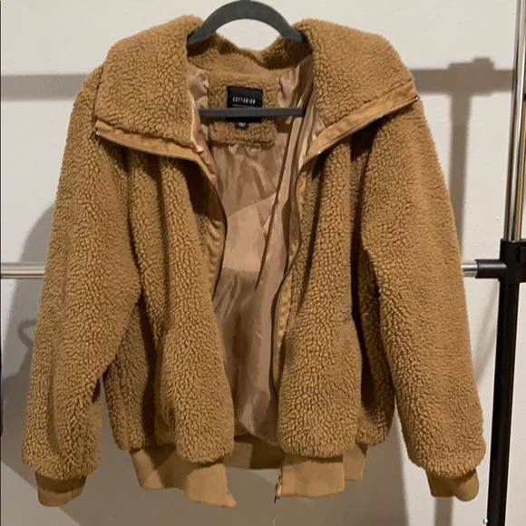 Cotton on oversized teddy jacket - Picture 2 of 4